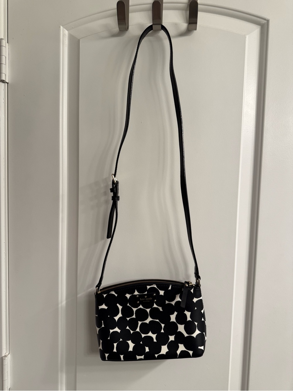 kate spade Black and White Dot Crossbody Purse